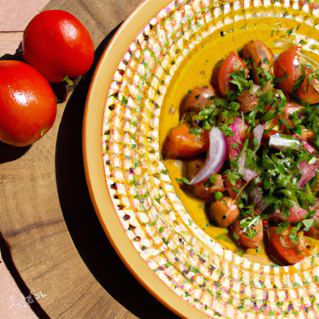 Moroccan Tomato And Olive Salad