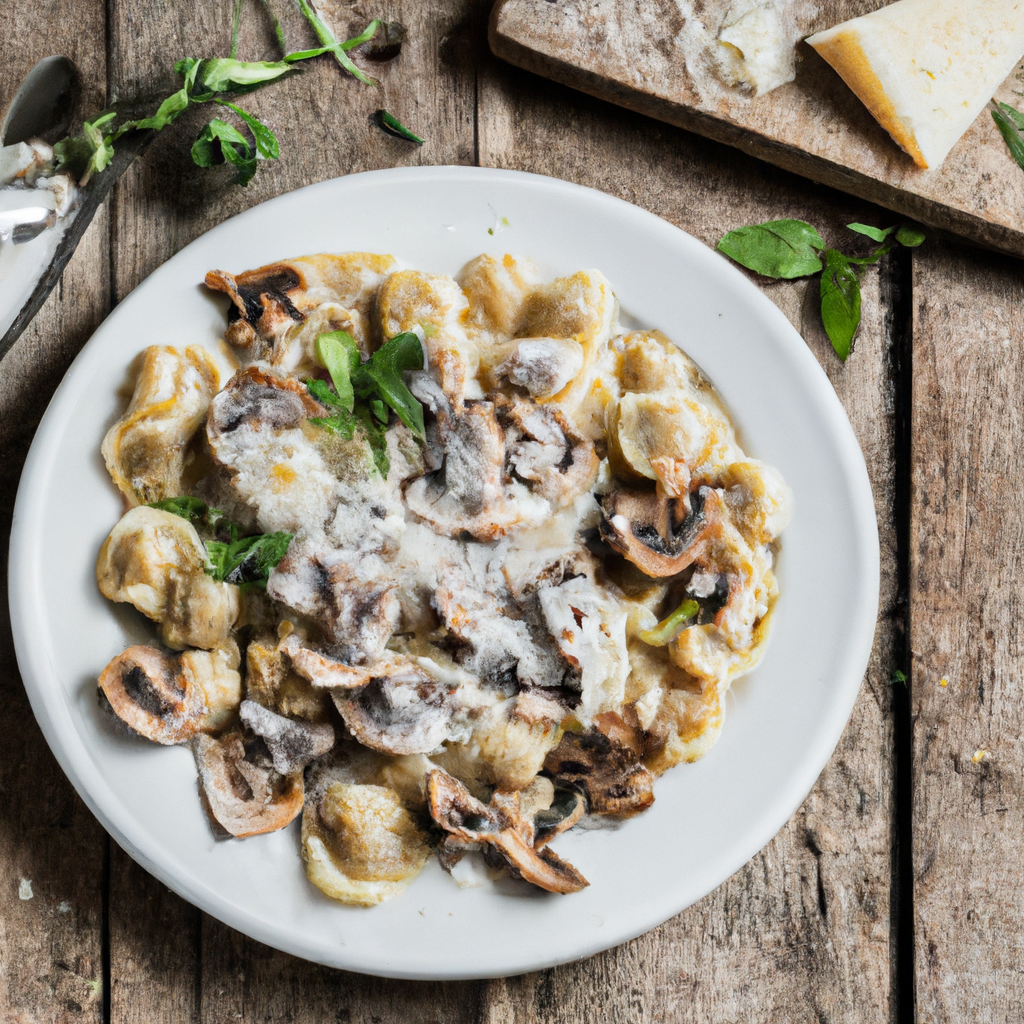 Mushroom And Ricotta Ravioli