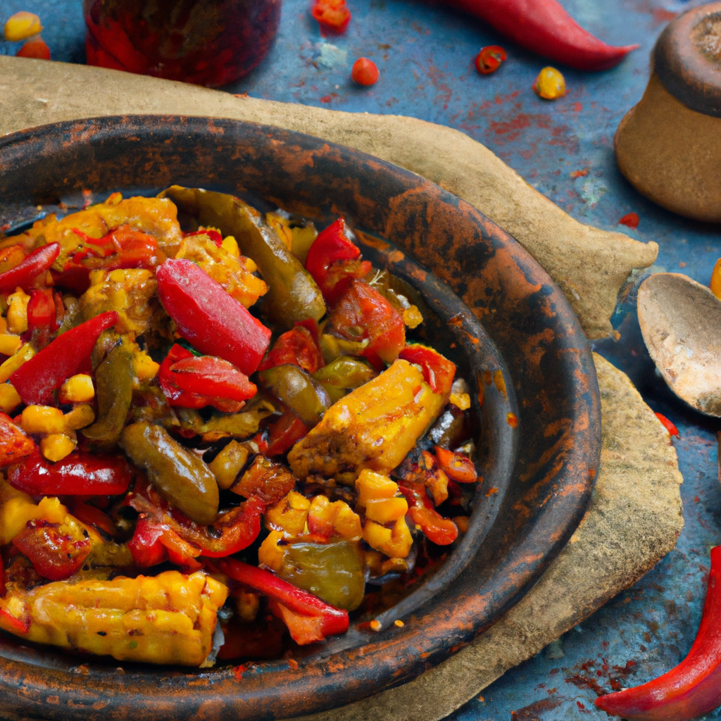Peruvian Stir Fried Corn And Peppers