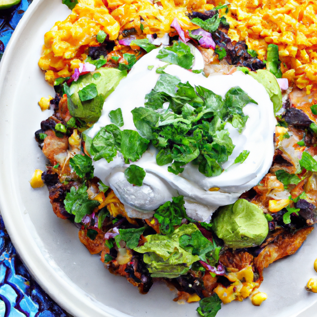 Spicy Cauliflower And Black Bean Tostadas