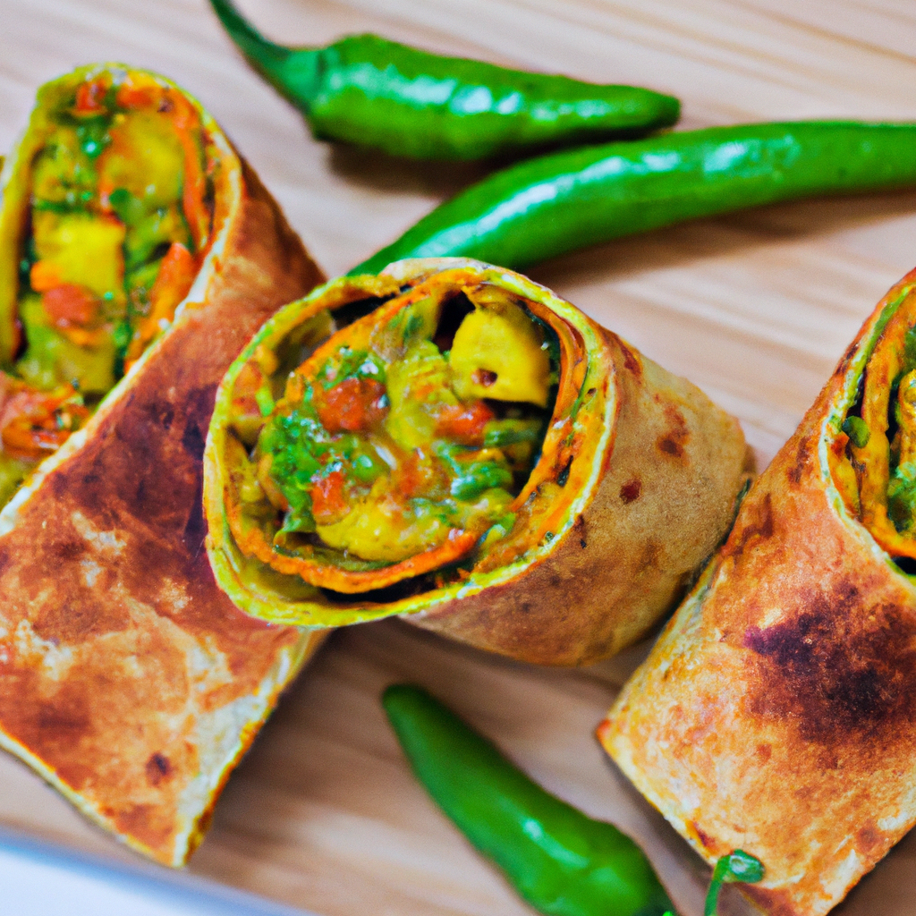 Veg Schezwan Frankie