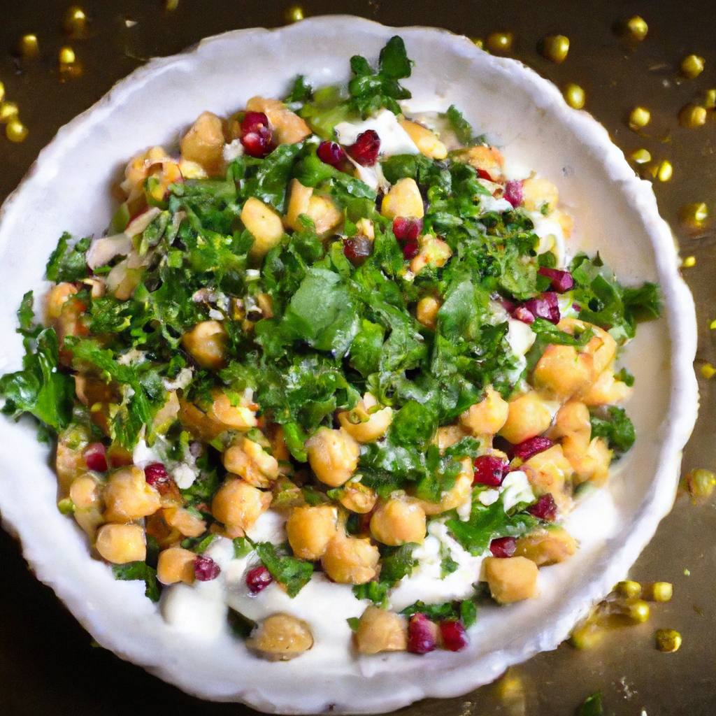 Vegetarian Fatteh With Chickpeas