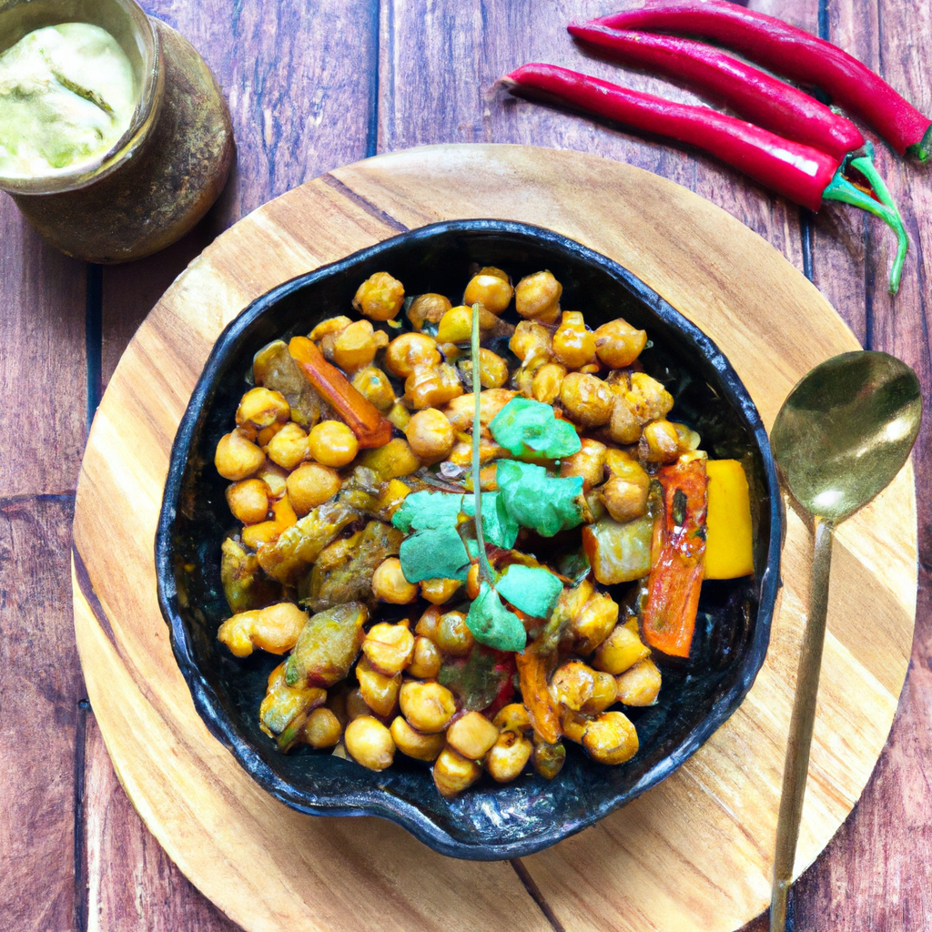 Vegetarian Moroccan Chickpea Tagine