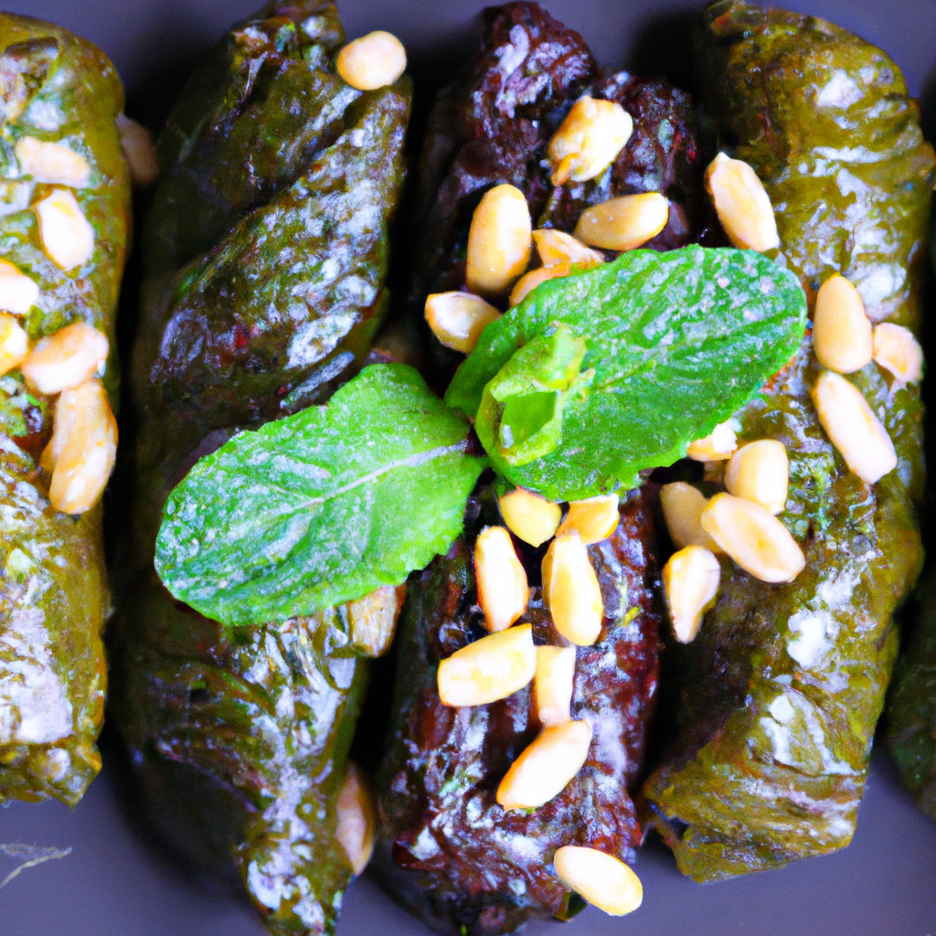 Vegetarian Stuffed Vine Leaves