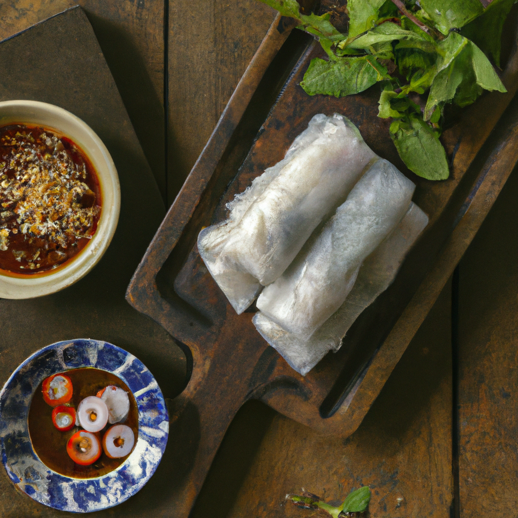 Banh Uot Vietnamese Steamed Rice Rolls
