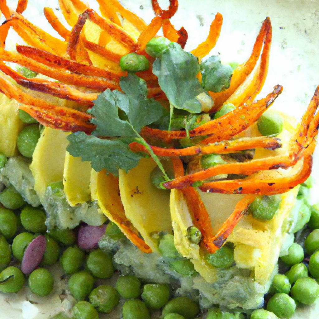 Vegetarian Causa With Green Peas