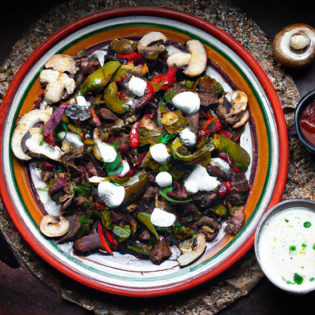 Mushroom And Poblano Fajitas
