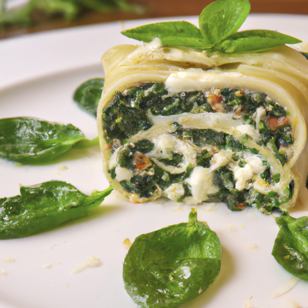 Ricotta And Spinach Rotolo