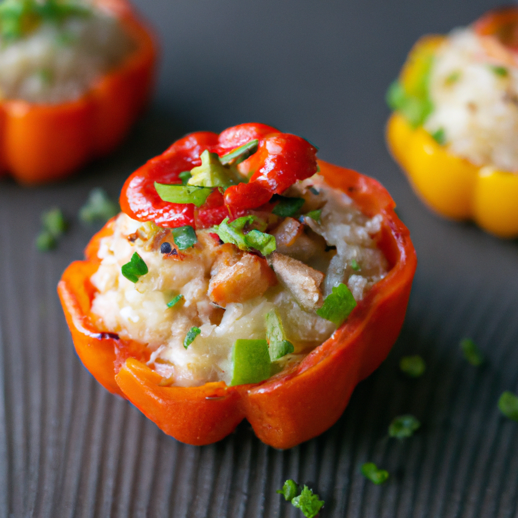 Japanese Style Stuffed Peppers