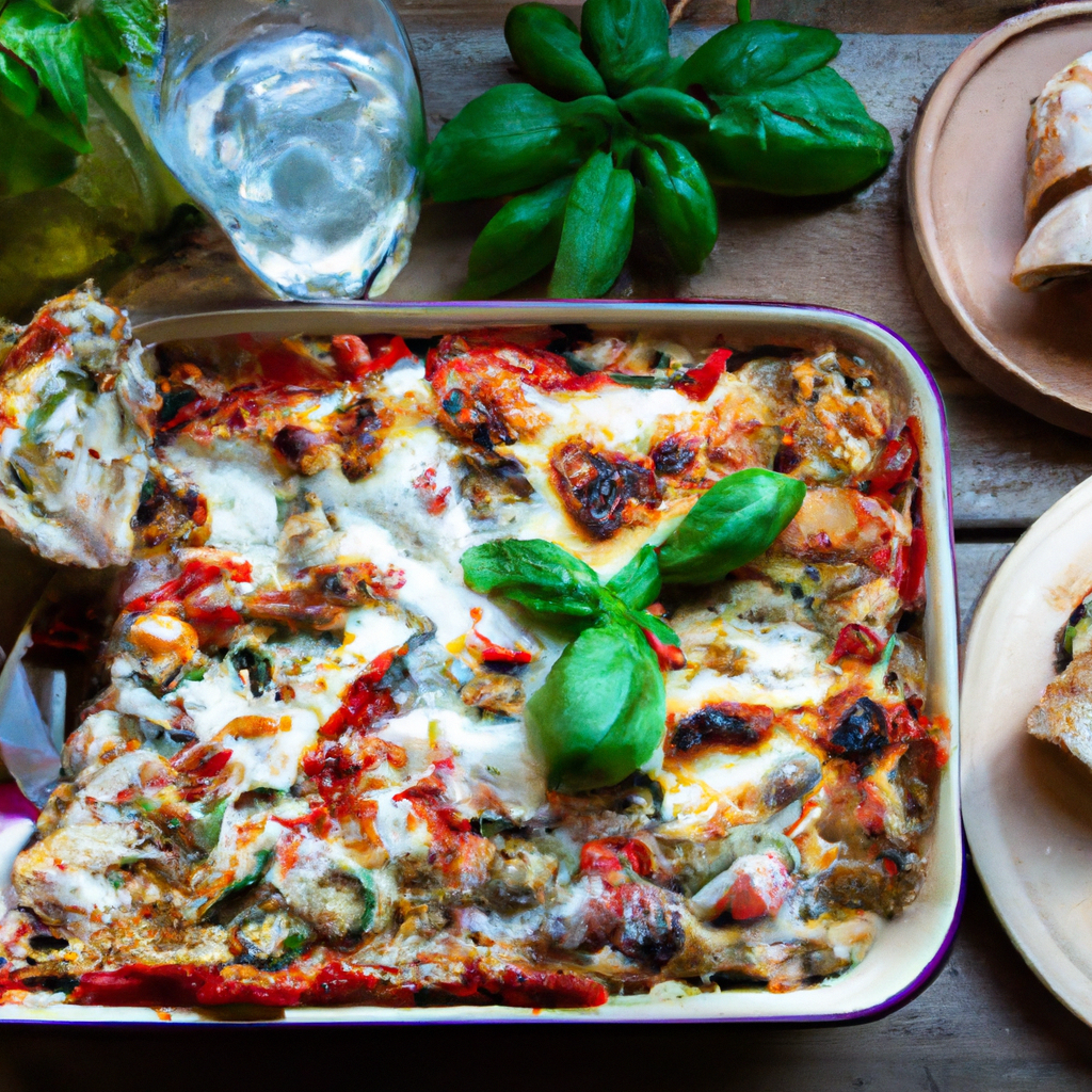 Mediterranean Vegetable And Cheese Casserole