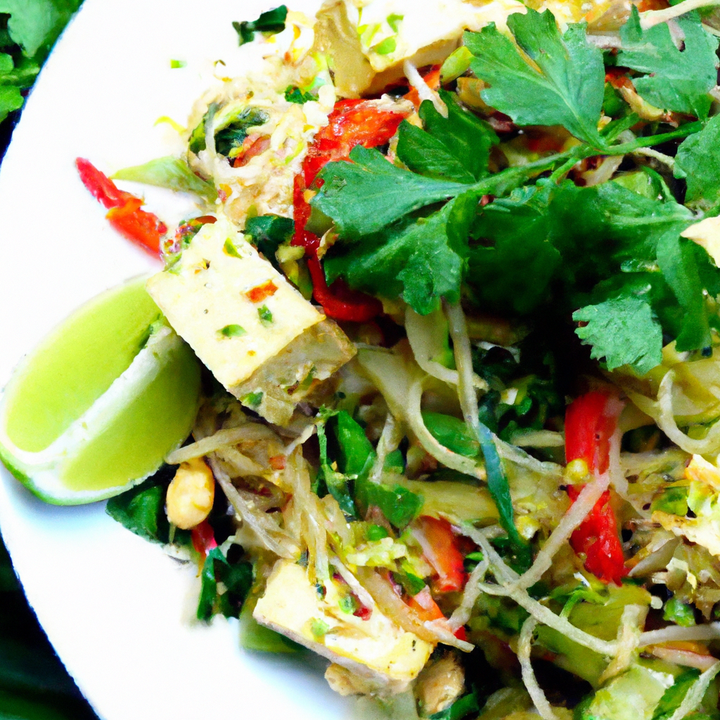 Tofu And Vegetable Vermicelli Bowl