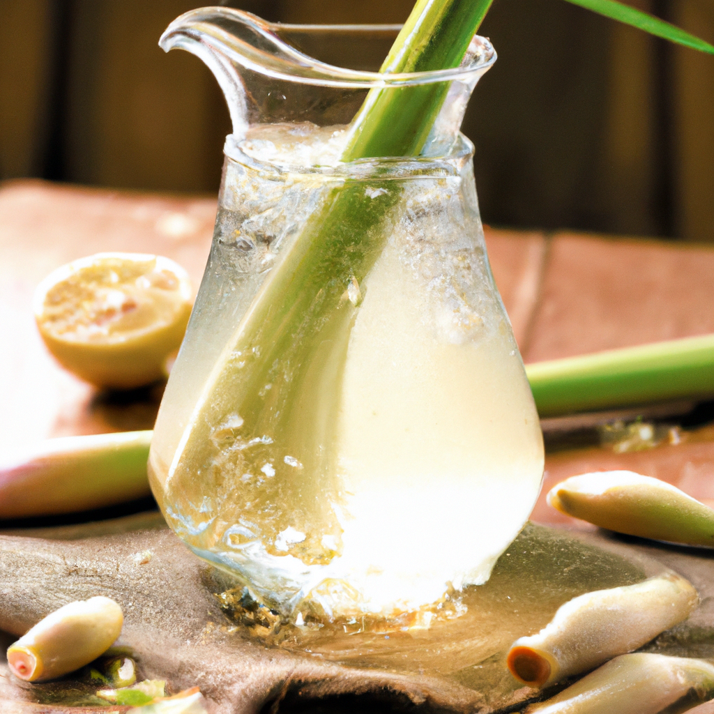Fermented Lemongrass Kombucha